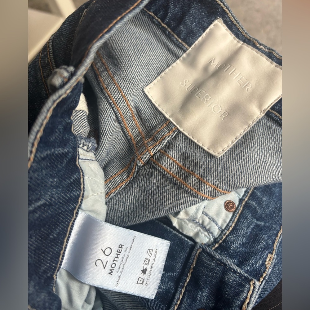 MOTHER The Swooner Crop size 26 retail $289 - Picture 7 of 7